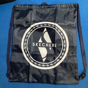 Sketchers Nylon Drawstring Backpack/Shoe bag with adjustable shoulder straps